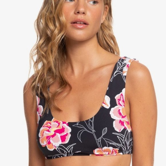 Roxy Printed Beach Classics Bralette Bikini Top - Picture 1 of 6